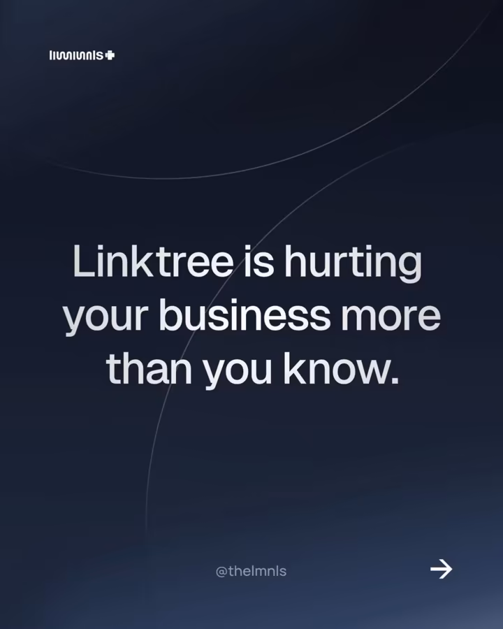 The Liminals on Instagram: Linktree is hurting your business more than you know. Giving people a long list of links is a huge mistake. When faced…