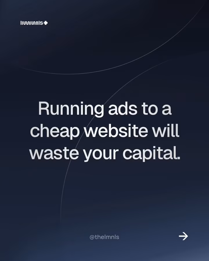 The Liminals on Instagram: Most firm owners buy traffic before they build trust. They launch ad campaigns pointing to a cheap template, expecting…
