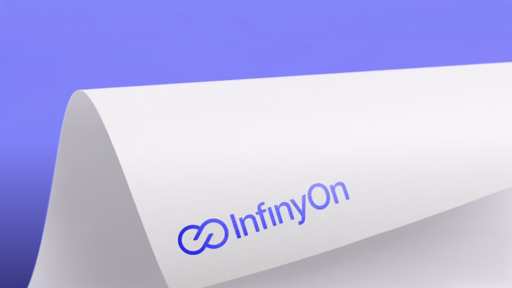 InfinyOn branded stationery mockup