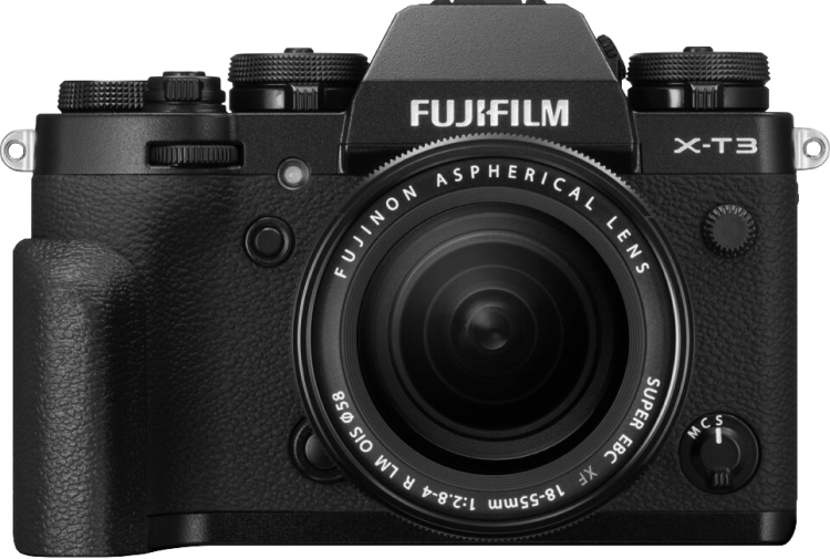 A Fujifilm camera